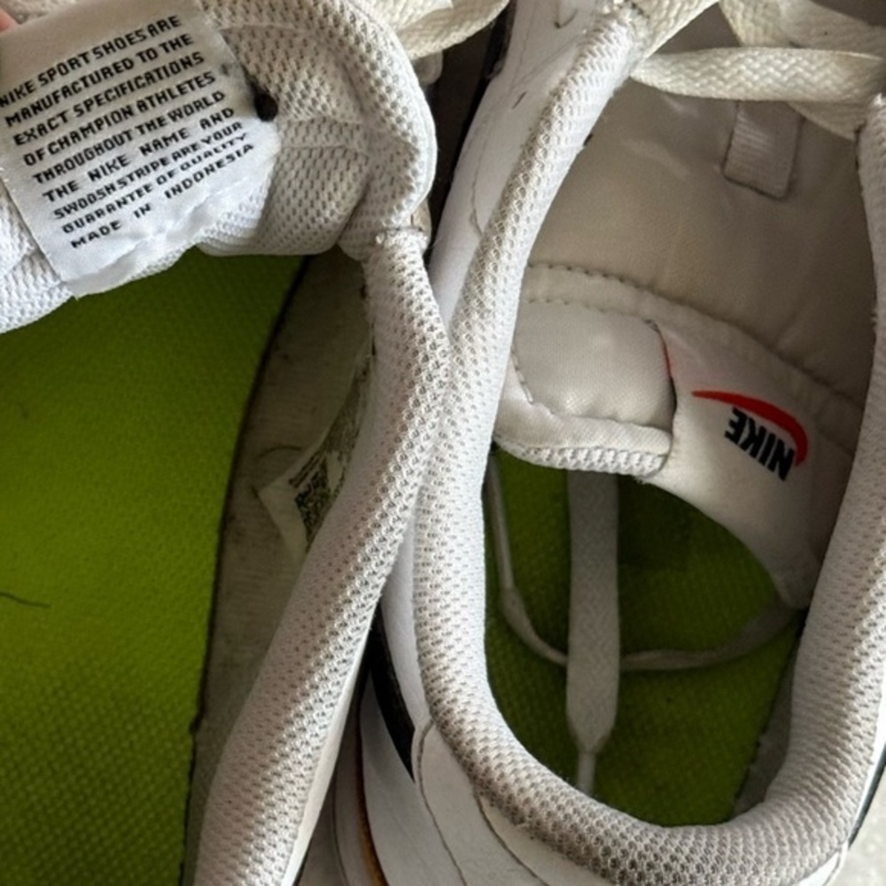 Nike Court Legacy Sneakers White Black Low Top Women’s Size 9.5 Streetwear - Picture 7 of 14